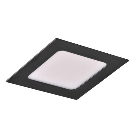 LED Iegremdējama lampa RIGEL LED/4,8W/230V 4000K 11,8x11,8 cm melna