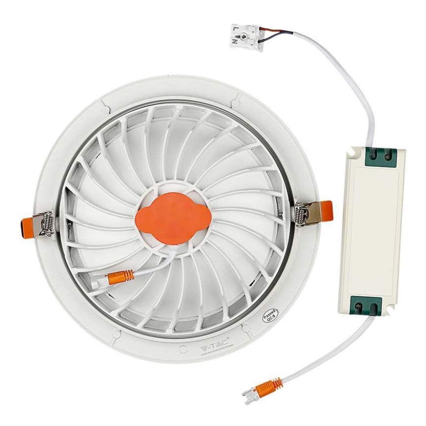 LED Iegremdējama lampa SAMSUNG CHIP LED/20W/230V 3000K