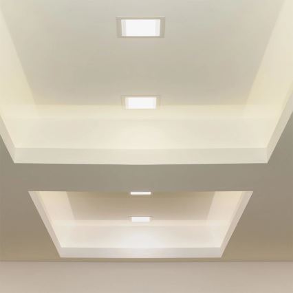 LED Iegremdējama lampa SAMSUNG CHIP LED/24W/230V 4000K 29,5x29,5 cm balta