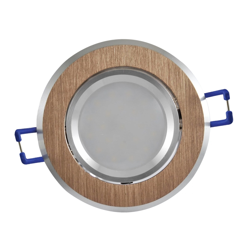 LED Iegremdējama lampa SAULE OLAL 1xGU10/3,5W/230V 3000K d. 8,4 cm zelta