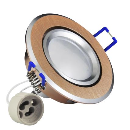 LED Iegremdējama lampa SAULE OLAL 1xGU10/3,5W/230V 3000K d. 8,4 cm zelta