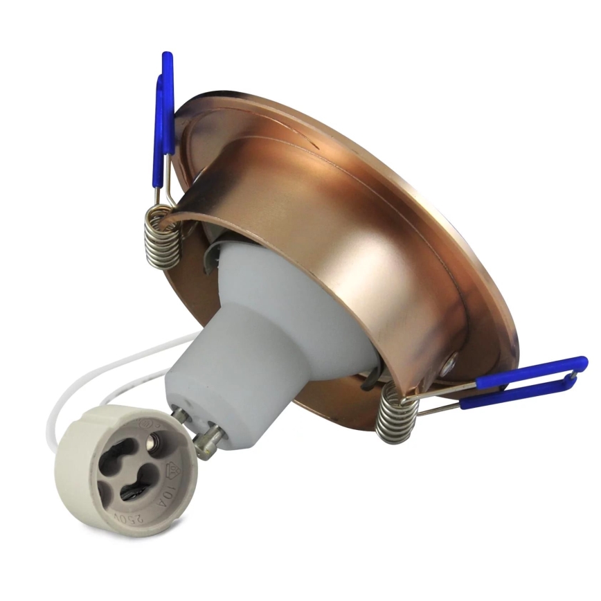 LED Iegremdējama lampa SAULE OLAL 1xGU10/3,5W/230V 3000K d. 8,4 cm zelta