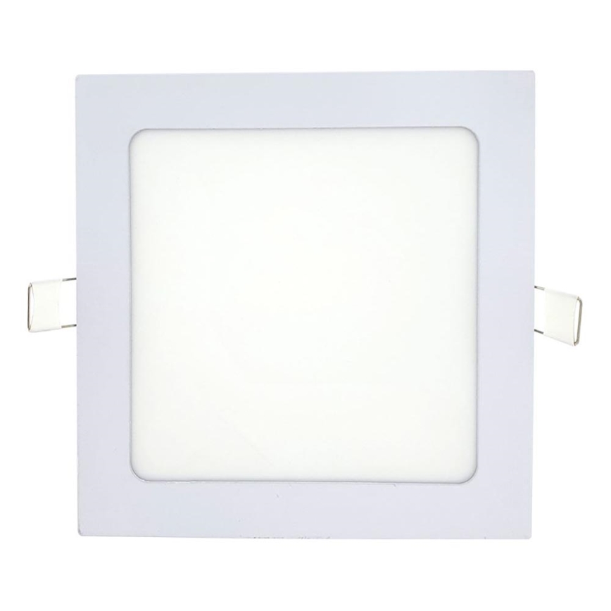 LED Iegremdējama lampa SQUARE LED/12W/230V 4200K 16,8x16,8 cm balta
