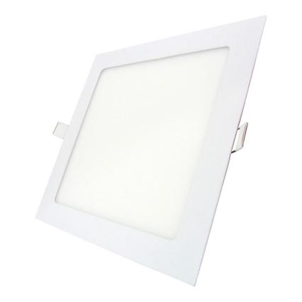 LED Iegremdējama lampa SQUARE LED/12W/230V 4200K 16,8x16,8 cm balta