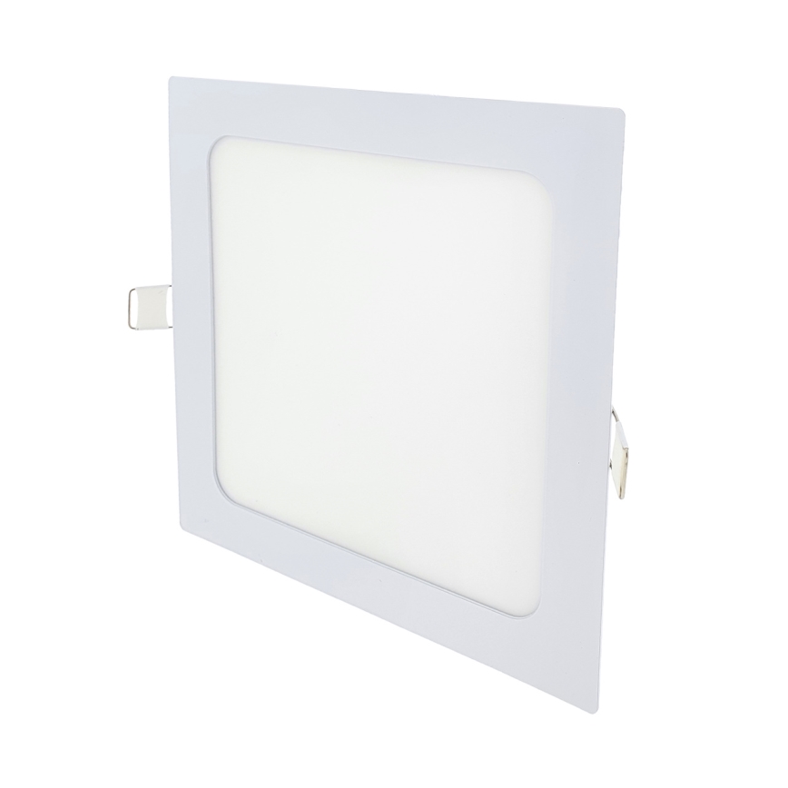 LED Iegremdējama lampa SQUARE LED/15W/230V 4200K 18,8x18,8 cm balta