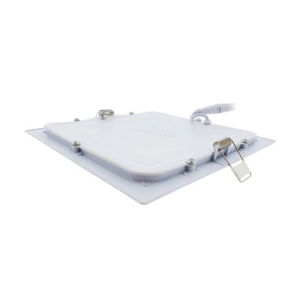 LED Iegremdējama lampa SQUARE LED/15W/230V 6500K 18,8x18,8 cm balta