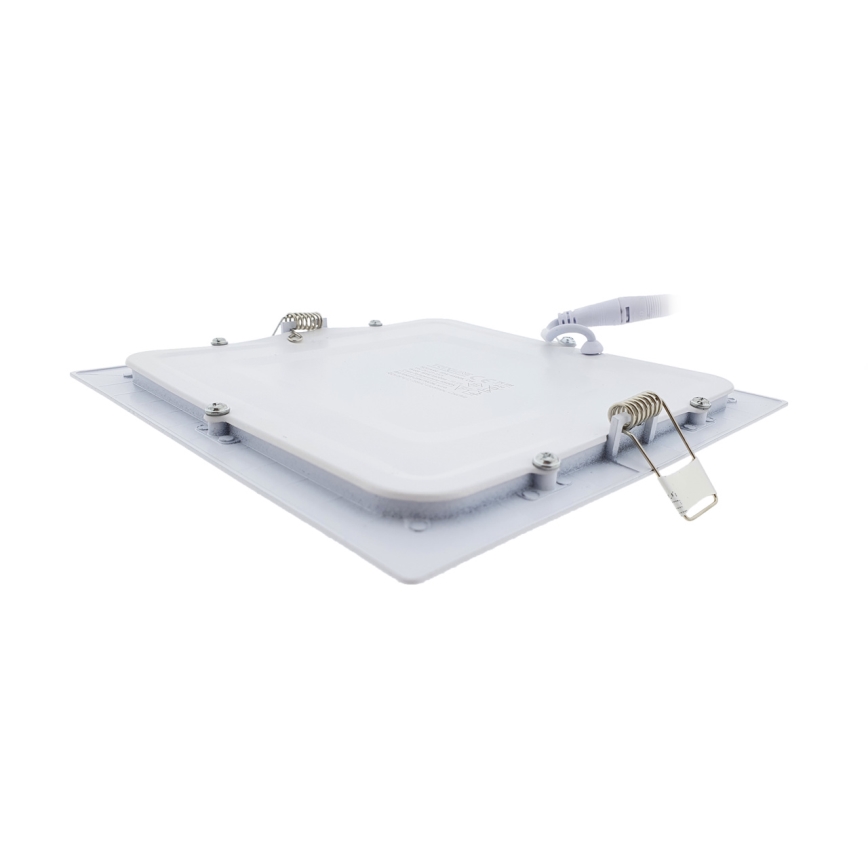 LED Iegremdējama lampa SQUARE LED/15W/230V 6500K 18,8x18,8 cm balta