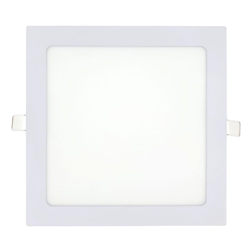 LED Iegremdējama lampa SQUARE LED/18W/230V 2700K 22x22 cm balta