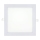 LED Iegremdējama lampa SQUARE LED/18W/230V 2700K 22x22 cm balta