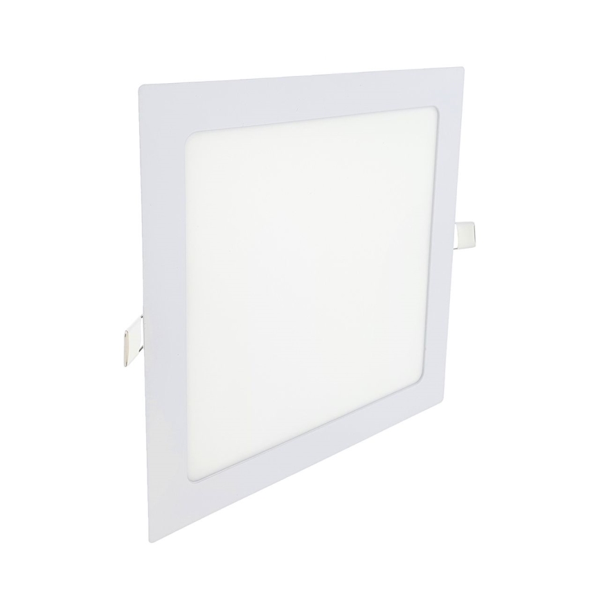 LED Iegremdējama lampa SQUARE LED/18W/230V 2700K 22x22 cm balta