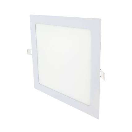 LED Iegremdējama lampa SQUARE LED/18W/230V 2700K 22x22 cm balta