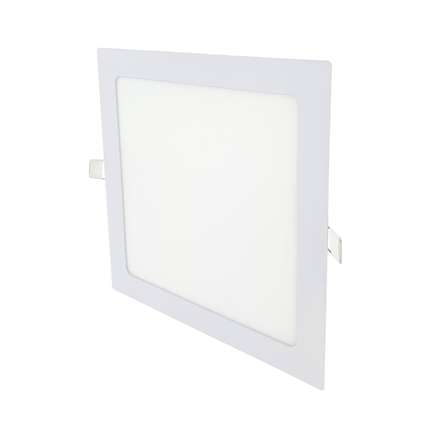 LED Iegremdējama lampa SQUARE LED/18W/230V 2700K 22x22 cm balta