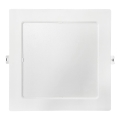 LED Iegremdējama lampa SQUARE LED/18W/230V 4000K 22x22 cm balta