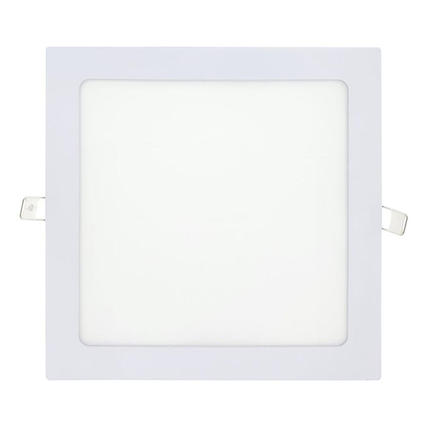 LED Iegremdējama lampa SQUARE LED/18W/230V 4200K 22x22 cm balta
