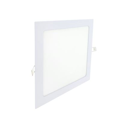LED Iegremdējama lampa SQUARE LED/18W/230V 4200K 22x22 cm balta