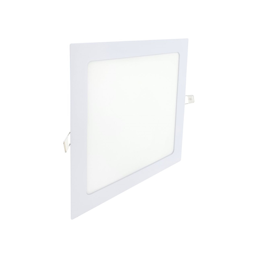 LED Iegremdējama lampa SQUARE LED/18W/230V 4200K 22x22 cm balta