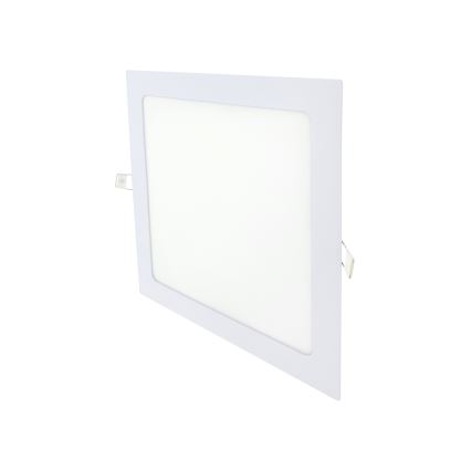LED Iegremdējama lampa SQUARE LED/18W/230V 4200K 22x22 cm balta