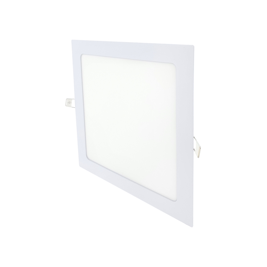LED Iegremdējama lampa SQUARE LED/18W/230V 4200K 22x22 cm balta