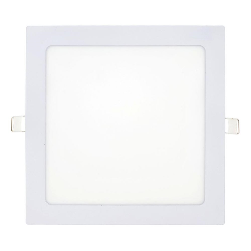 LED Iegremdējama lampa SQUARE LED/18W/230V 6500K 22x22 cm balta