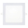 LED Iegremdējama lampa SQUARE LED/18W/230V 6500K 22x22 cm balta