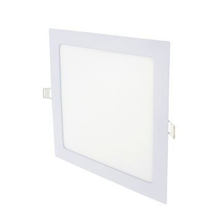 LED Iegremdējama lampa SQUARE LED/18W/230V 6500K 22x22 cm balta