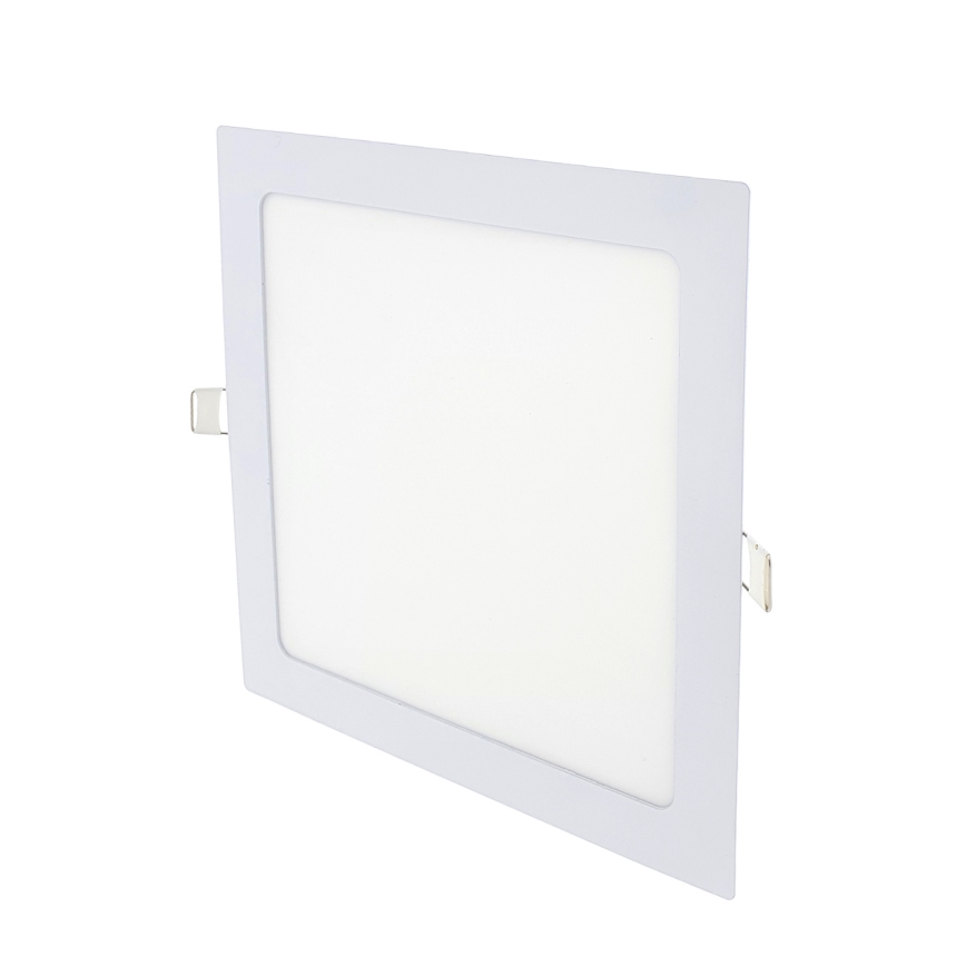 LED Iegremdējama lampa SQUARE LED/18W/230V 6500K 22x22 cm balta