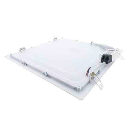 LED Iegremdējama lampa SQUARE LED/24W/230V 4200K 29,2x29,2 cm balta