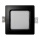 LED Iegremdējama lampa SQUARE LED/3W/230V 4000K 9x9 cm melna