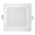 LED Iegremdējama lampa SQUARE LED/6W/230V 4000K 12x12 cm balta