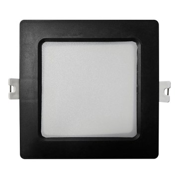 LED Iegremdējama lampa SQUARE LED/6W/230V 4000K 12x12 cm melna