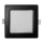 LED Iegremdējama lampa SQUARE LED/6W/230V 4000K 12x12 cm melna