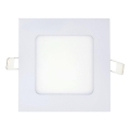 LED Iegremdējama lampa SQUARE LED/6W/230V 4200K 11,8x11,8 cm balta