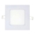 LED Iegremdējama lampa SQUARE LED/6W/230V 4200K 11,8x11,8 cm balta