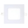 LED Iegremdējama lampa SQUARE LED/6W/230V 6500K 11,8x11,8 cm balta