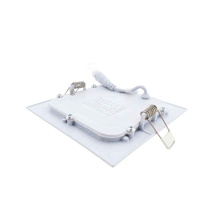 LED Iegremdējama lampa SQUARE LED/6W/230V 6500K 11,8x11,8 cm balta
