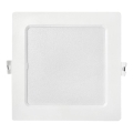 LED Iegremdējama lampa SQUARE LED/9W/230V 4000K 14,5x14,5 cm balta