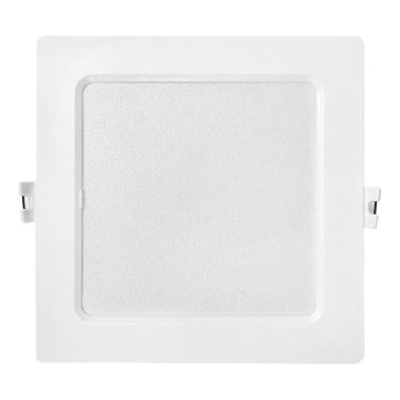 LED Iegremdējama lampa SQUARE LED/9W/230V 4000K 14,5x14,5 cm balta