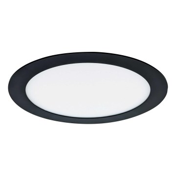 LED Iegremdējama lampa VEGA LED/18W/230V 2900/3900/5800K d. 22,5 cm melna