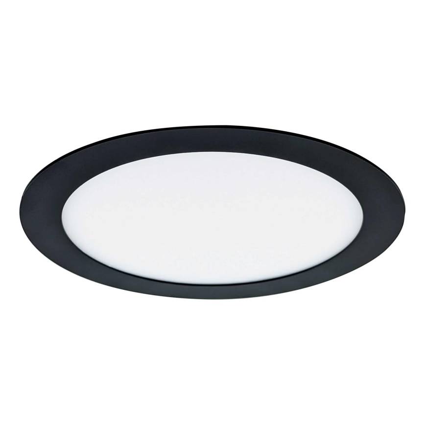 LED Iegremdējama lampa VEGA LED/18W/230V 2900/3900/5800K d. 22,5 cm melna