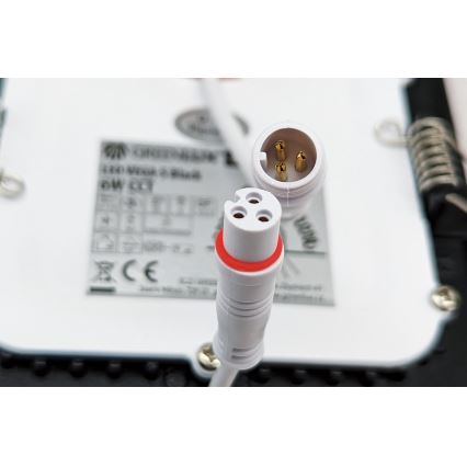 LED Iegremdējama lampa VEGA LED/18W/230V 2900/3900/5800K d. 22,5 cm melna