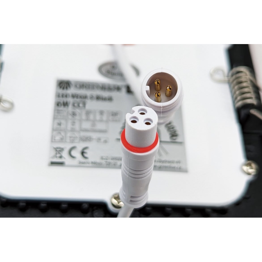 LED Iegremdējama lampa VEGA LED/18W/230V 2900/3900/5800K d. 22,5 cm melna
