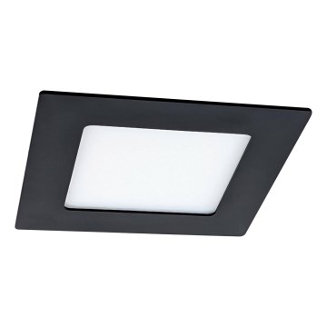 LED Iegremdējama lampa VEGA LED/6W/230V 2900/3900/5800K 12,5x12,5 cm melna