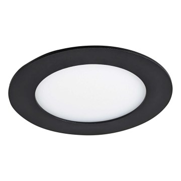 LED Iegremdējama lampa VEGA LED/6W/230V 2900/3900/5800K d. 12,5 cm melna