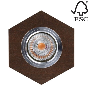 LED Iegremdējama lampa VITAR 1xGU10/5W/230V CRI 90 dižskābardis – FSC sertificēts