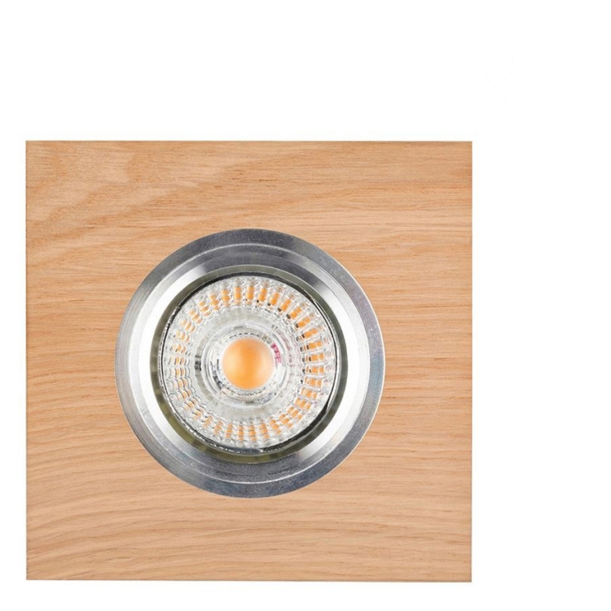 LED Iegremdējama lampa VITAR 1xGU10/5W/230V CRI 90 ozols