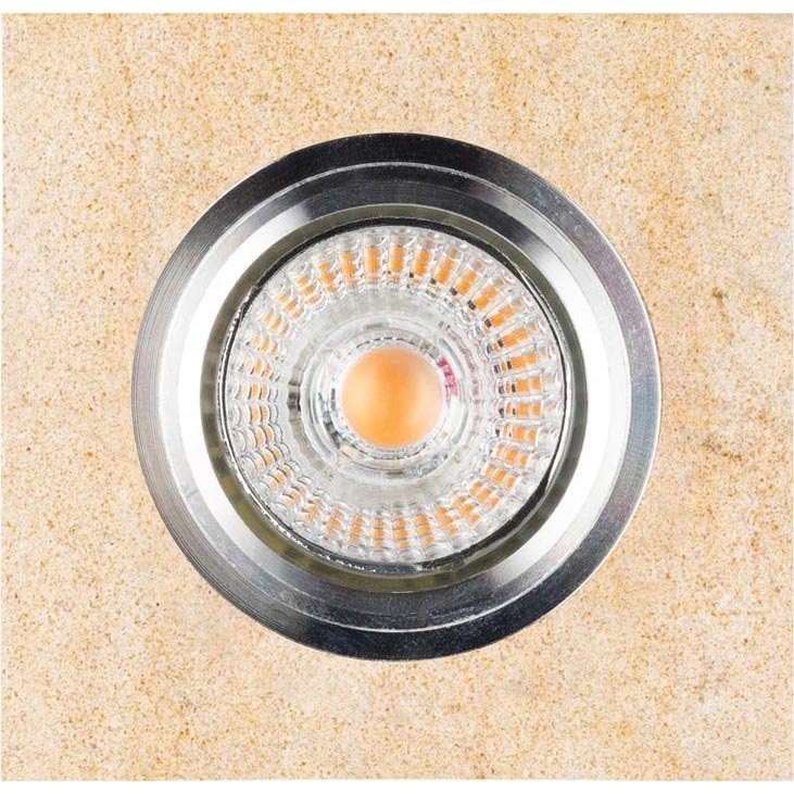 LED Iegremdējama lampa VITAR 1xGU10/5W/230V CRI 90 smilšakmens