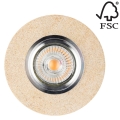 LED Iegremdējama lampa VITAR 1xGU10/5W/230V smilšakmens - FSC sertifikācija