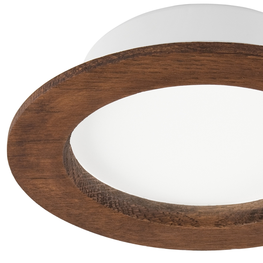 LED Iegremdējama lampa WOODY SPOT LED/12,5W/230V 3000K ķirsis ø 16 cm