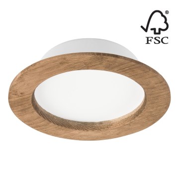 LED Iegremdējama lampa WOODY SPOT LED/12,5W/230V 3000K rieksts ø 16 cm