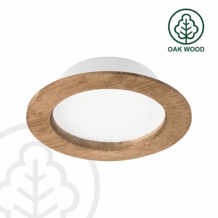 LED Iegremdējama lampa WOODY SPOT LED/12,5W/230V 3000K rieksts ø 16 cm